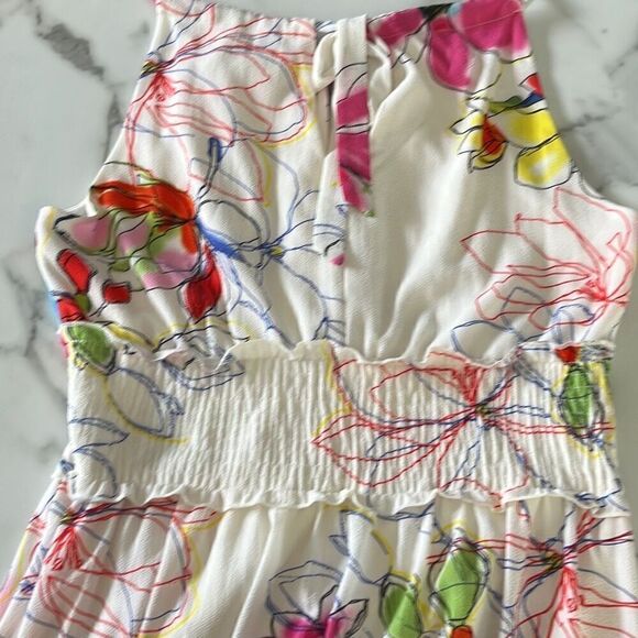 Bleeker 126 Floral Spring Summer Ruffled Dress Womens 10 - Picture 10 of 16